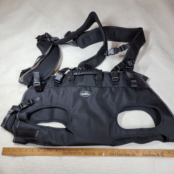 Waktu Dog Carrier Pet Pets Animals Dogs Medium Large Black Transport Luggage - Picture 7 of 11